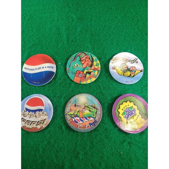 Pepsi-Cola Pog First Day Issue Collectors Caps lot of 7 - Picture 3 of 8